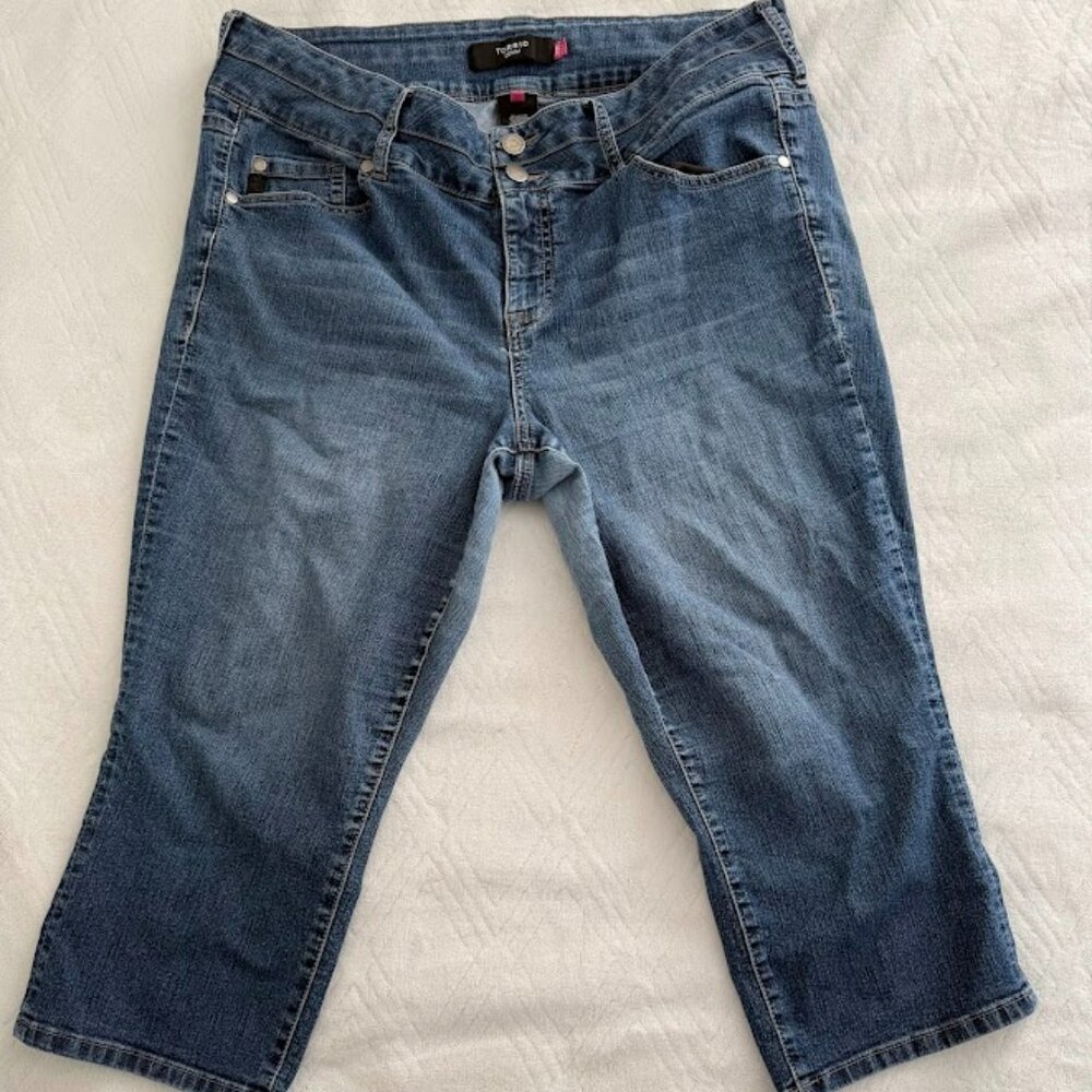 Torrid Women’s Jeans Size 20R Crop Jegging Denim Capri Stretch Pant